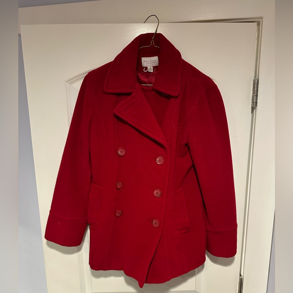 *NEW*Sz S*SONOMA* Wool coat
